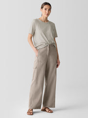 Garment-Dyed Utility&nbsp;Organic&nbsp;Cotton Cargo Pant