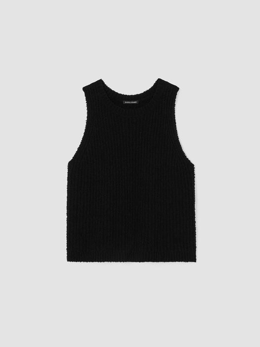 Cotton Fluff Crew Neck Top