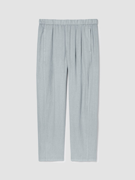 Garment-Dyed Organic Linen Lantern Pant