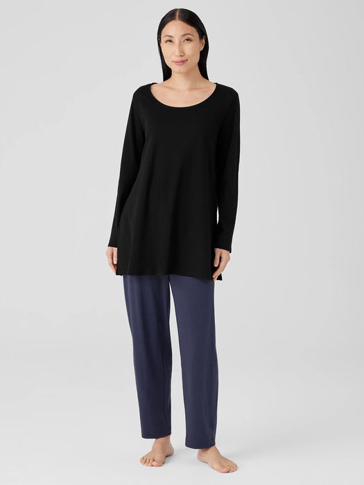 Organic Cotton Interlock Long Sleep Top