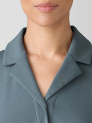 Organic Cotton Interlock Notch Collar Sleep Shirt