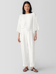 Silk Georgette Crepe Lantern Pant