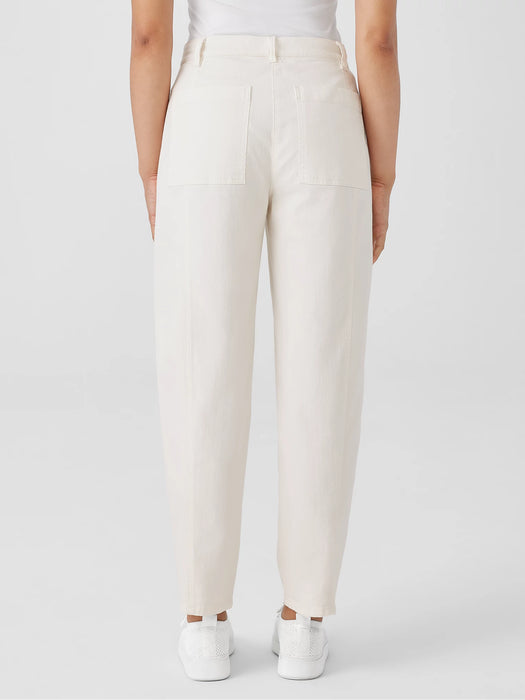 Undyed Organic Cotton Denim Lantern Jean