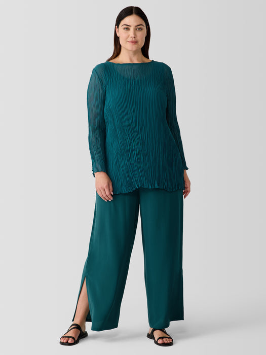 Silk Georgette Crepe Pant with Slits