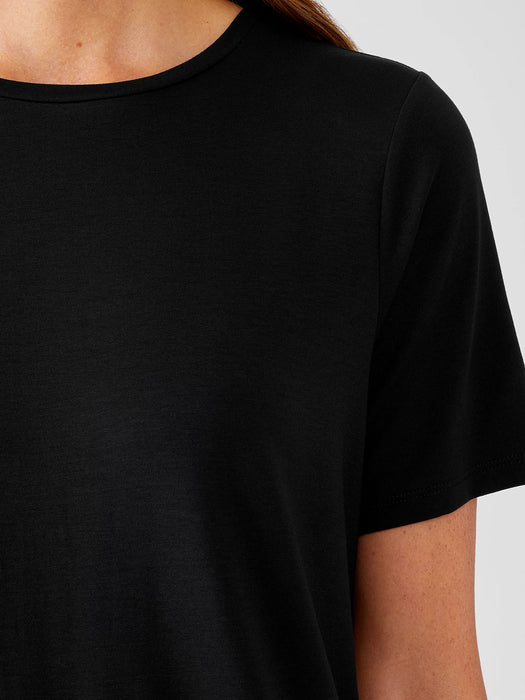 Fine Jersey Crew Neck Tee