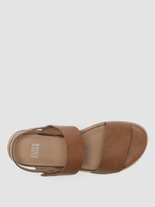 Kanza Tumbled Leather Sandal