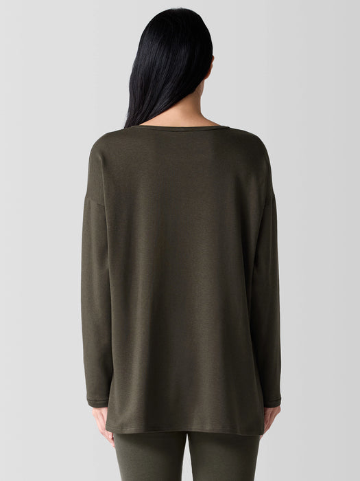 Cozy Brushed Terry Hug Long Box-Top