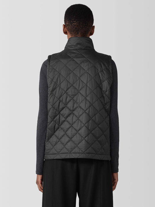 Eggshell Recycled Nylon&nbsp;Reversible Vest
