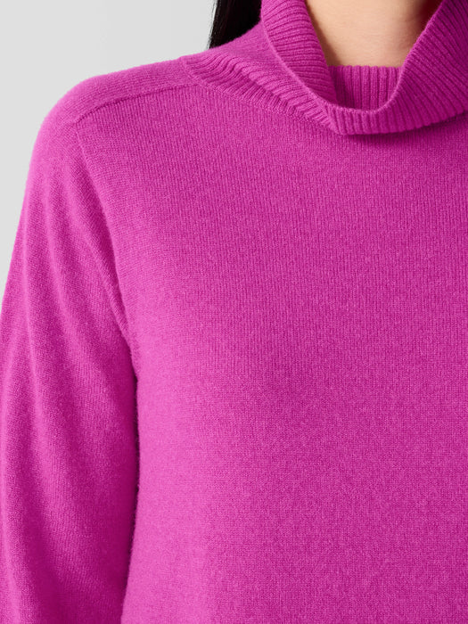 Italian Cashmere Turtleneck Top