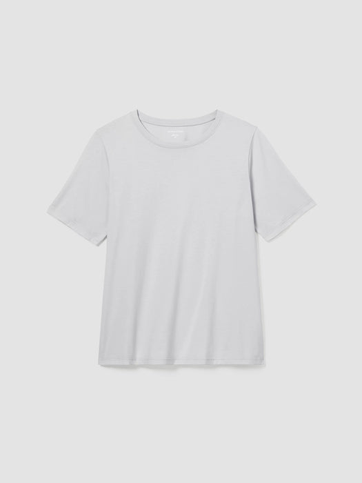 Organic Pima Cotton Jersey&nbsp;Round Neck Tee