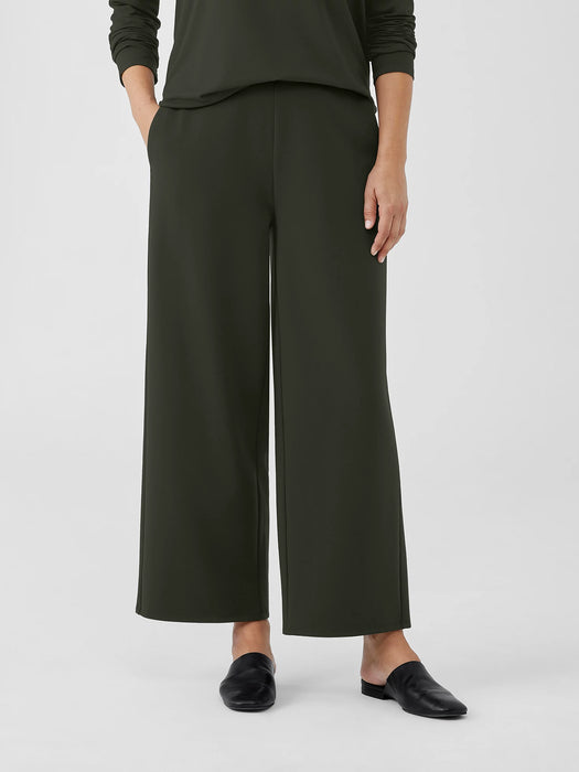 Washable Flex Ponte Wide-Leg Pant
