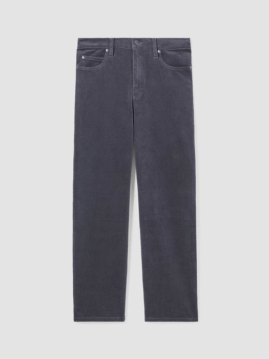 Organic Cotton Stretch Corduroy Straight Pant