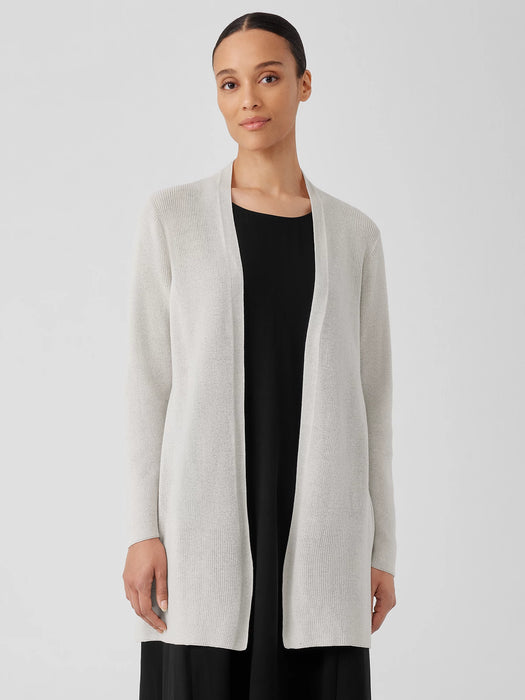Peruvian Organic Cotton Crepe Cardigan