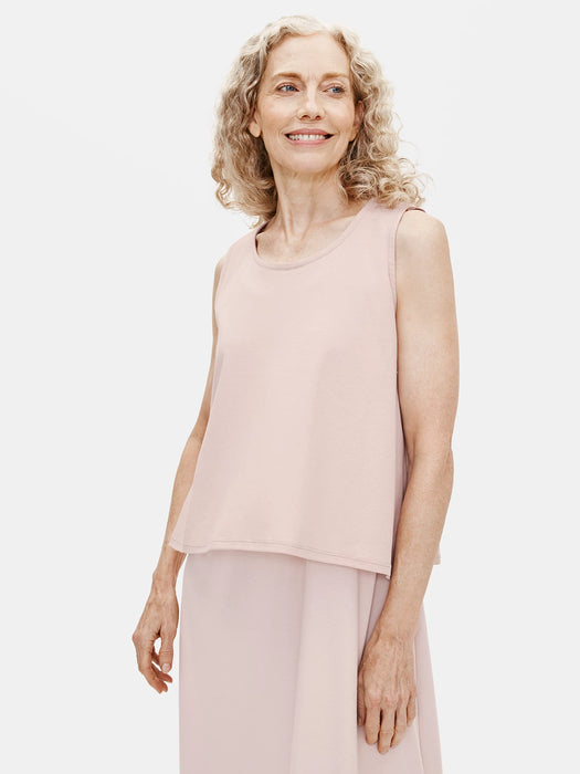 Organic Cotton Interlock U-Neck Sleep Tank