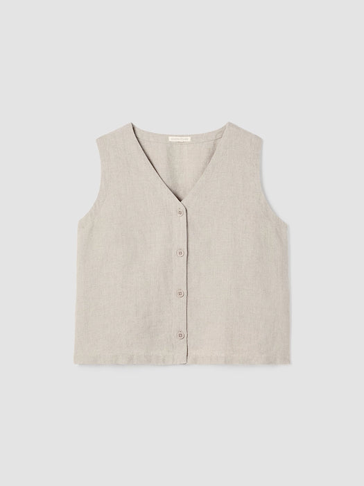 Organic Linen Vest
