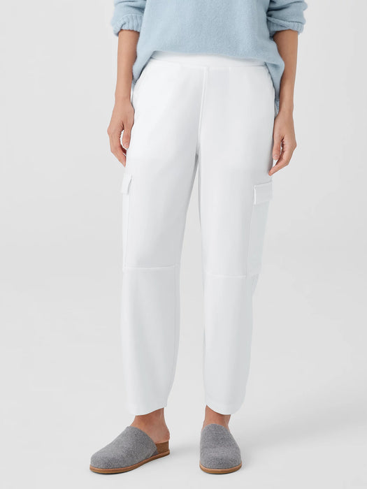 Washable Flex Ponte Cargo Lantern Pant