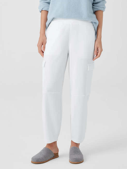 Washable Flex Ponte Cargo Lantern Pant