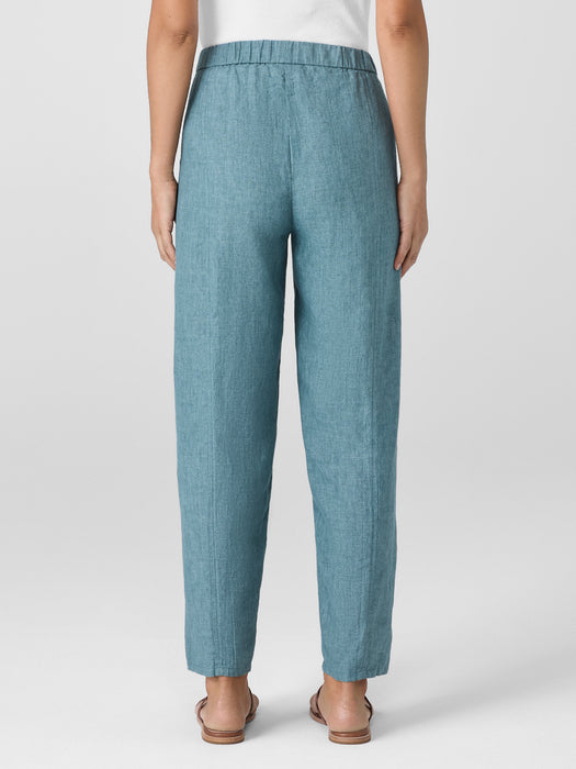 Washed Organic Linen D&eacute;lav&eacute; Lantern Pant