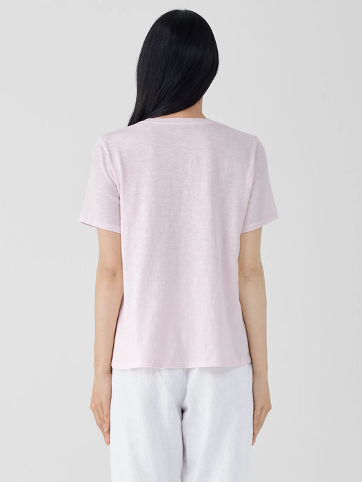 Organic Cotton Slubby Jersey Tee