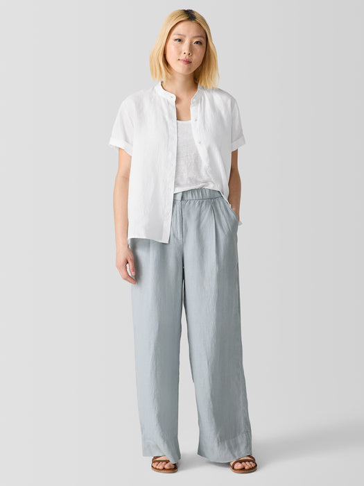 Garment Dyed Organic Linen Trouser Pant