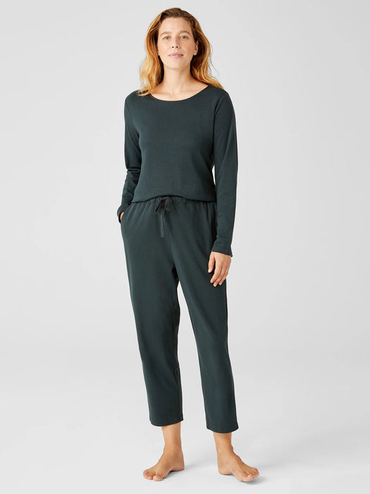Organic Cotton Interlock Slouchy Sleep Pant