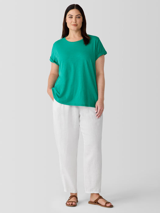 Organic Cotton Slubby Jersey Tee