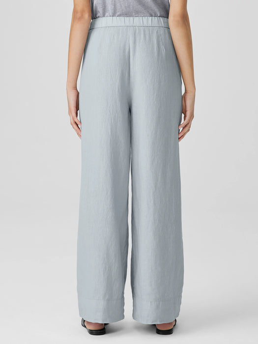 Garment Dyed Organic Linen Trouser Pant