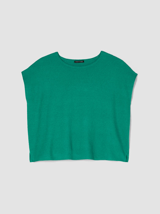 Organic Linen Cotton Square Top