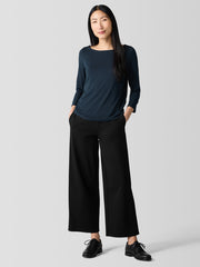 Fine Jersey Bateau Neck Top