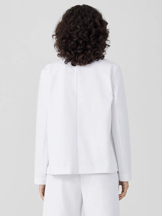 Cotton Blend Ponte Blazer