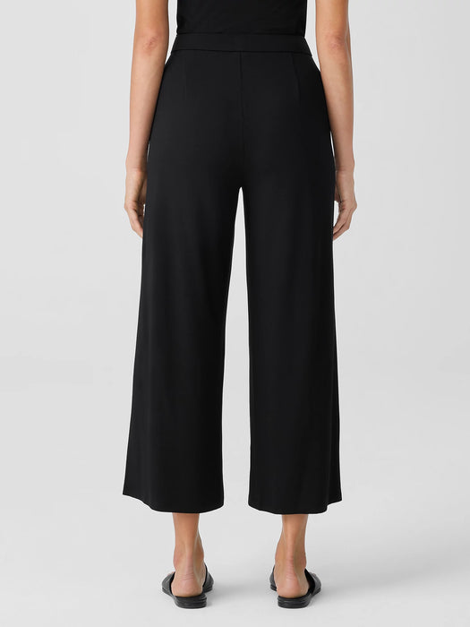 Fine Jersey Wide-Leg Pant