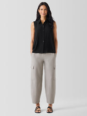 Washable Stretch Crepe Cargo Pant
