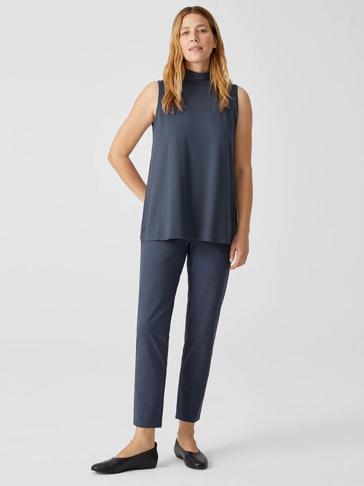 Washable Stretch Crepe High Waisted Pant