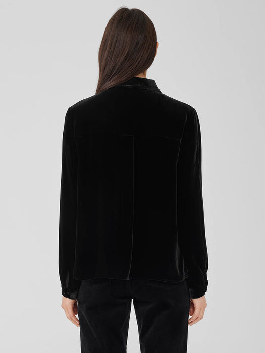Velvet Classic Collar Shirt