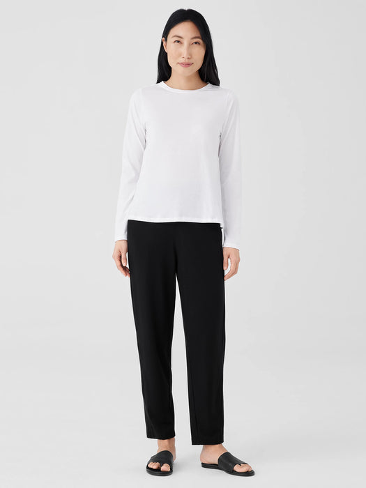 Organic Pima Cotton Jersey Long-Sleeve Tee