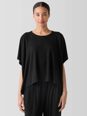 Fine Jersey Crew Neck Box-Top