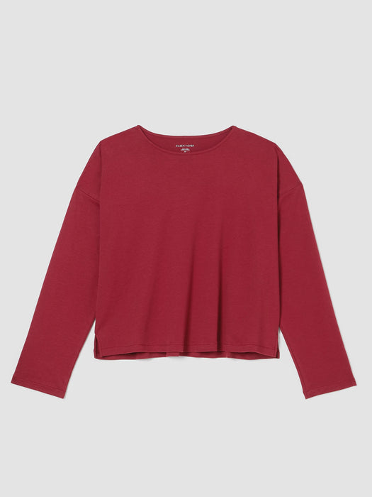 Cozy Organic Cotton Interlock Box-Top