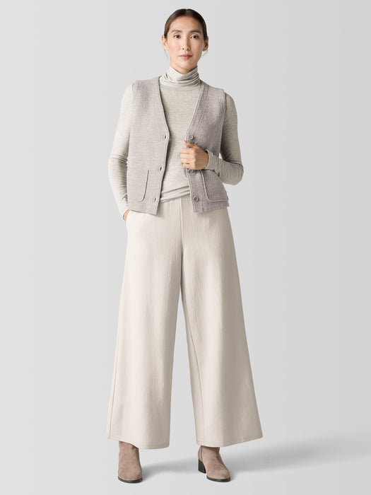 Sheer Knit Turtleneck Top