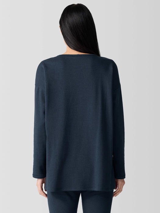Cozy Brushed Terry Hug Long Box-Top