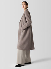 Doubleface Wool Cloud Notch Collar Coat