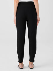 Washable Stretch Crepe High-Waisted Pant