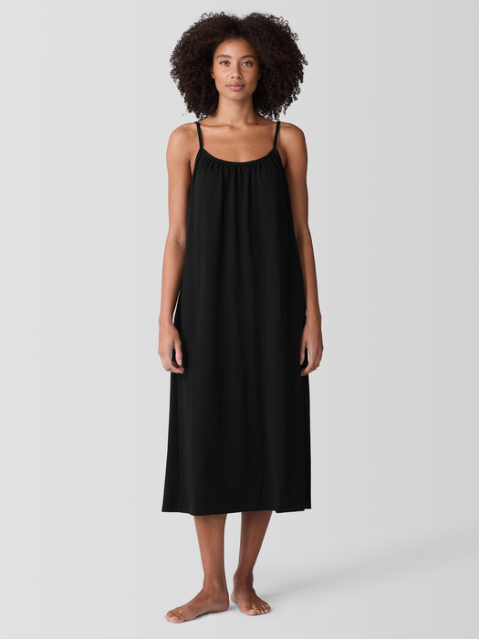 Organic Cotton Interlock Cami Sleep Dress