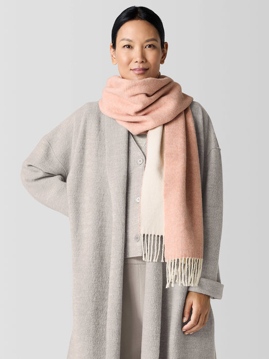 Brushed Recycled Cotton Cashmere Scarf