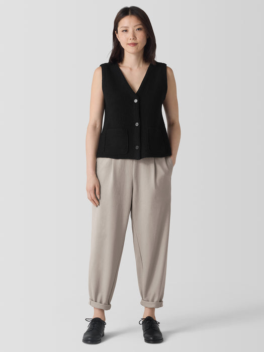 Felted Wool Jersey Lantern Pant in Regenerative Wool