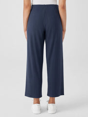 Variegated Rib Knit Wide-Leg Pant