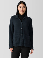 Cotton Fluff Classic Collar Cardigan