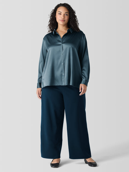 Washable Flex Ponte Wide-Leg Pant