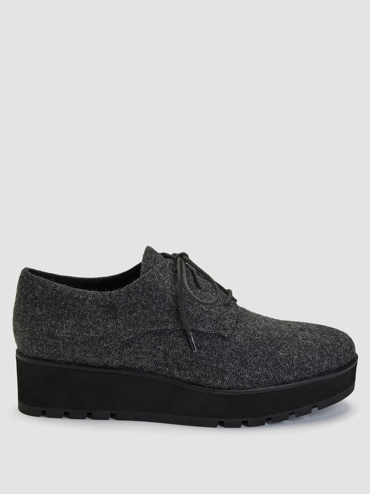 Eddy M&eacute;lange Herringbone Platform Oxford