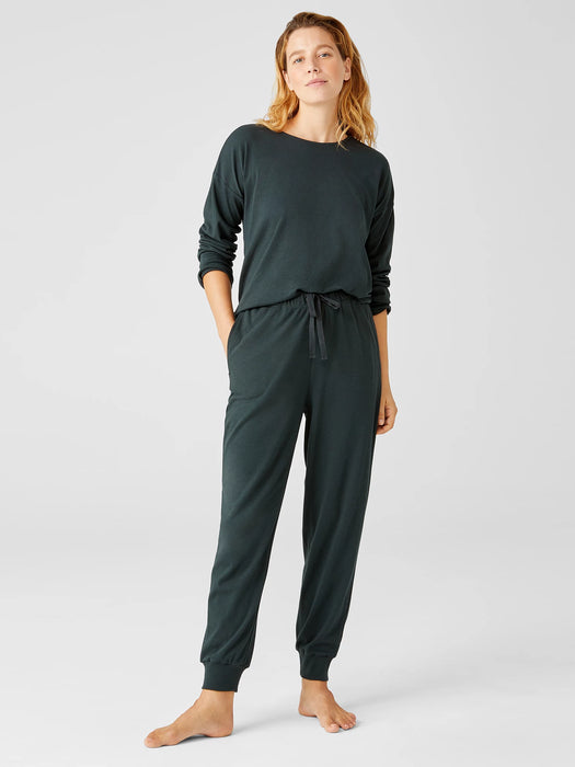 Organic Cotton Interlock&nbsp;Jogger Sleep Pant