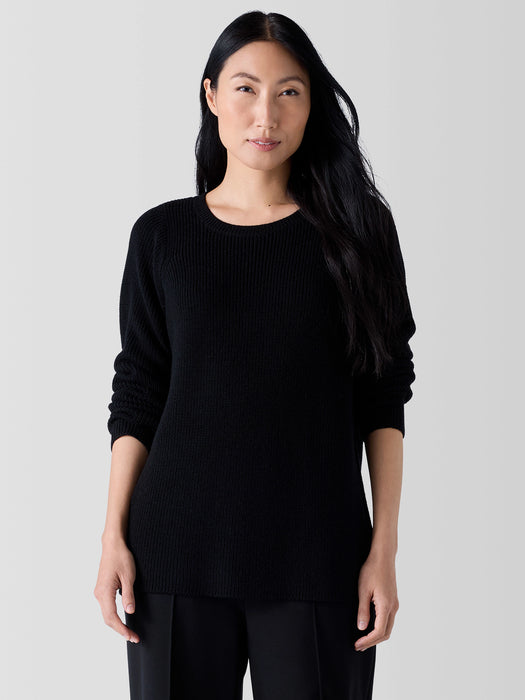 Merino Crew Neck Top in Regenerative Wool